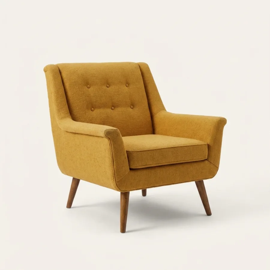 Studio packshot of a lounge chair