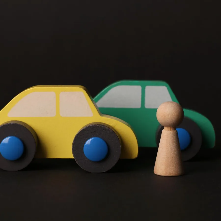 Wooden toy cars — original photo